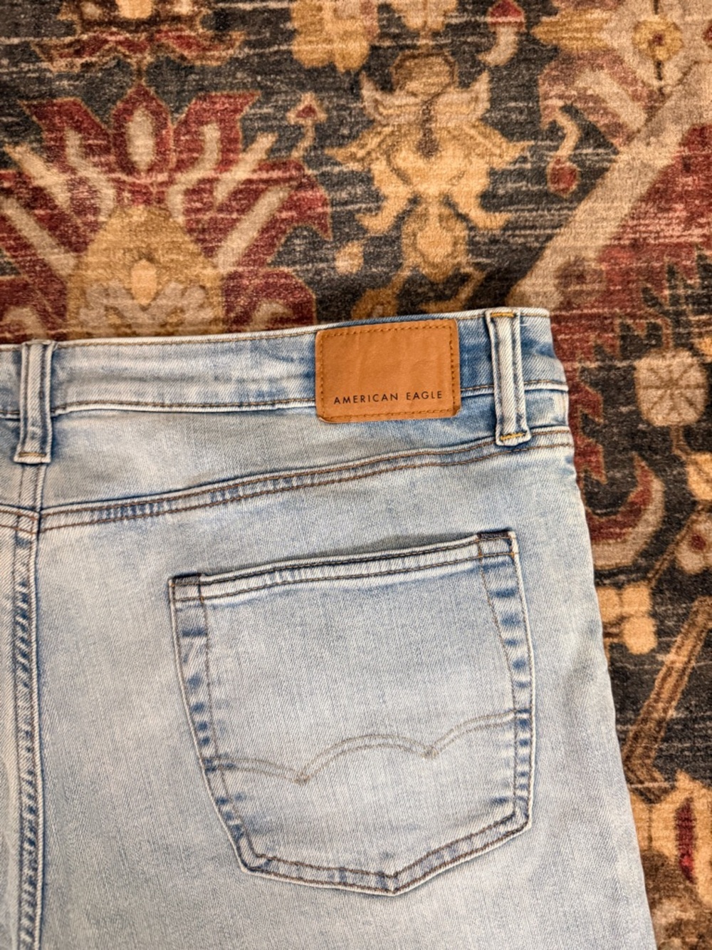 American Eagle Outfitters Light Blue Slim Straight Jeans - Picture 8 of 8